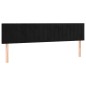 vidaXL Boxspringbett mit Matratze Schwarz 160x200 cm Samt vidaXL Boxspringbett mit Matratze Schwarz 160x200 cm Samt