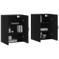 Wandschränke 2 Stk. Schwarz 69,5x34x90 cm Wandschränke 2 Stk. Schwarz 69,5x34x90 cm