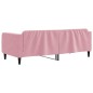 Tagesbett Rosa 100x200 cm Samt Tagesbett Rosa 100x200 cm Samt