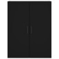 Wandschränke 2 Stk. Schwarz 69,5x34x90 cm Wandschränke 2 Stk. Schwarz 69,5x34x90 cm