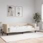 Tagesbett Creme 90x200 cm Stoff Tagesbett Creme 90x200 cm Stoff