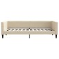 Tagesbett Creme 90x200 cm Stoff Tagesbett Creme 90x200 cm Stoff