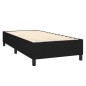 vidaXL Boxspringbett mit Matratze Schwarz 90x190 cm Stoff vidaXL Boxspringbett mit Matratze Schwarz 90x190 cm Stoff