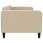 vidaXL Tagesbett Creme 90x200 cm Stoff vidaXL Tagesbett Creme 90x200 cm Stoff