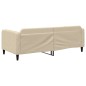 vidaXL Tagesbett Creme 90x200 cm Stoff vidaXL Tagesbett Creme 90x200 cm Stoff