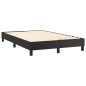 vidaXL Boxspringbett mit Matratze & LED Schwarz 120x200 cm Kunstleder vidaXL Boxspringbett mit Matratze & LED Schwarz 120x200 cm Kunstleder