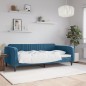 Tagesbett Blau 100x200 cm Samt Tagesbett Blau 100x200 cm Samt
