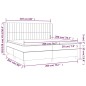 vidaXL Boxspringbett mit Matratze Schwarz 200x200 cm Samt vidaXL Boxspringbett mit Matratze Schwarz 200x200 cm Samt