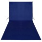 vidaXL Hintergrund Baumwolle Blau 600x300 cm Chroma-Key vidaXL Hintergrund Baumwolle Blau 600x300 cm Chroma-Key