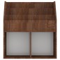 vidaXL Kinder-Bücherregal Braun Eiche 71x30x78,5 cm Holzwerkstoff vidaXL Kinder-Bücherregal Braun Eiche 71x30x78,5 cm Holzwerkstoff