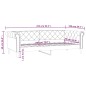 Tagesbett Weiß 90x200 cm Kunstleder Tagesbett Weiß 90x200 cm Kunstleder