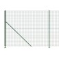 vidaXL Maschendrahtzaun mit Bodenflansch Grün 1,8x25 m vidaXL Maschendrahtzaun mit Bodenflansch Grün 1,8x25 m