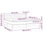vidaXL Boxspringbett mit Matratze Schwarz 200x200 cm Samt vidaXL Boxspringbett mit Matratze Schwarz 200x200 cm Samt