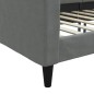 Tagesbett Dunkelgrau 90x190 cm Stoff Tagesbett Dunkelgrau 90x190 cm Stoff