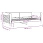vidaXL Tagesbett Schwarz 90x200 cm Samt vidaXL Tagesbett Schwarz 90x200 cm Samt