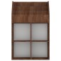 vidaXL Kinder-Bücherregal Braun Eichen-Optik 71x30x114cm Holzwerkstoff vidaXL Kinder-Bücherregal Braun Eichen-Optik 71x30x114cm Holzwerkstoff