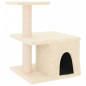 vidaXL Kratzbaum mit Sisal-Kratzsäulen Creme 48 cm vidaXL Kratzbaum mit Sisal-Kratzsäulen Creme 48 cm