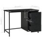 vidaXL Schreibtisch Industrie-Stil mit Schubladen Schwarz 105x52x75 cm vidaXL Schreibtisch Industrie-Stil mit Schubladen Schwarz 105x52x75 cm
