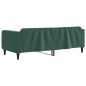 Tagesbett Dunkelgrün 90x200 cm Samt Tagesbett Dunkelgrün 90x200 cm Samt