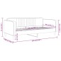 Tagesbett Dunkelgrün 90x200 cm Samt Tagesbett Dunkelgrün 90x200 cm Samt