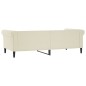 Tagesbett Creme 90x200 cm Kunstleder Tagesbett Creme 90x200 cm Kunstleder
