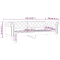 Tagesbett Creme 90x200 cm Kunstleder Tagesbett Creme 90x200 cm Kunstleder