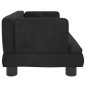 vidaXL Hundebett Schwarz 60x40x30 cm Samt vidaXL Hundebett Schwarz 60x40x30 cm Samt