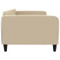 Tagesbett Creme 100x200 cm Stoff Tagesbett Creme 100x200 cm Stoff