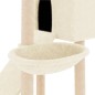 vidaXL Kratzbaum mit Sisal-Kratzsäulen Creme 153 cm vidaXL Kratzbaum mit Sisal-Kratzsäulen Creme 153 cm
