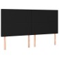vidaXL Boxspringbett mit Matratze & LED Schwarz 180x200 cm Stoff vidaXL Boxspringbett mit Matratze & LED Schwarz 180x200 cm Stoff