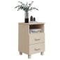 vidaXL Nachttisch HAMAR Honigbraun 40x35x62 cm Massivholz Kiefer vidaXL Nachttisch HAMAR Honigbraun 40x35x62 cm Massivholz Kiefer