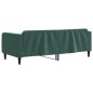 Tagesbett Dunkelgrün 100x200 cm Samt Tagesbett Dunkelgrün 100x200 cm Samt