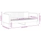 Tagesbett Dunkelgrün 100x200 cm Samt Tagesbett Dunkelgrün 100x200 cm Samt