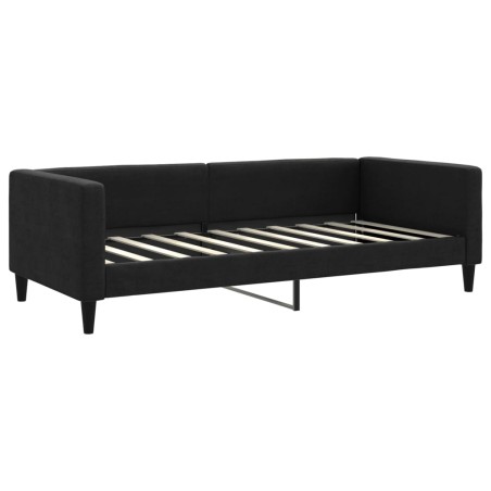 vidaXL Tagesbett Schwarz 90x190 cm Stoff