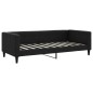 vidaXL Tagesbett Schwarz 90x190 cm Stoff vidaXL Tagesbett Schwarz 90x190 cm Stoff
