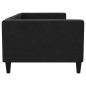 vidaXL Tagesbett Schwarz 90x190 cm Stoff vidaXL Tagesbett Schwarz 90x190 cm Stoff