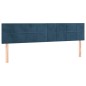 vidaXL Boxspringbett mit Matratze Dunkelblau 180x200 cm Samt vidaXL Boxspringbett mit Matratze Dunkelblau 180x200 cm Samt
