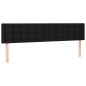 vidaXL Boxspringbett mit Matratze Schwarz 180x200 cm Stoff vidaXL Boxspringbett mit Matratze Schwarz 180x200 cm Stoff
