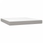 vidaXL Boxspringbett mit Matratze Hellgrau 180x200 cm Stoff vidaXL Boxspringbett mit Matratze Hellgrau 180x200 cm Stoff