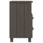 vidaXL Nachttische HAMAR 2 Stk. Hellgrau 40x35x62 cm Massivholz vidaXL Nachttische HAMAR 2 Stk. Hellgrau 40x35x62 cm Massivholz