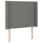 vidaXL Boxspringbett mit Matratze Dunkelgrau 80x200 cm Stoff vidaXL Boxspringbett mit Matratze Dunkelgrau 80x200 cm Stoff