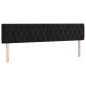 vidaXL Boxspringbett mit Matratze Schwarz 180x200 cm Samt vidaXL Boxspringbett mit Matratze Schwarz 180x200 cm Samt