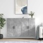 vidaXL Wandschränke 2 Stk. Betongrau 69,5x34x90 cm vidaXL Wandschränke 2 Stk. Betongrau 69,5x34x90 cm