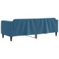 Tagesbett Blau 80x200 cm Samt Tagesbett Blau 80x200 cm Samt