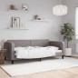 Tagesbett Taupe 90x200 cm Stoff Tagesbett Taupe 90x200 cm Stoff