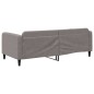 Tagesbett Taupe 90x200 cm Stoff Tagesbett Taupe 90x200 cm Stoff