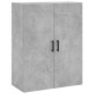 vidaXL Wandschränke 2 Stk. Betongrau 69,5x34x90 cm vidaXL Wandschränke 2 Stk. Betongrau 69,5x34x90 cm