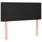 vidaXL Boxspringbett mit Matratze Schwarz 90x200 cm Kunstleder vidaXL Boxspringbett mit Matratze Schwarz 90x200 cm Kunstleder