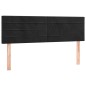vidaXL Boxspringbett mit Matratze Schwarz 140x200 cm Samt vidaXL Boxspringbett mit Matratze Schwarz 140x200 cm Samt