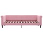 Tagesbett Rosa 80x200 cm Samt Tagesbett Rosa 80x200 cm Samt